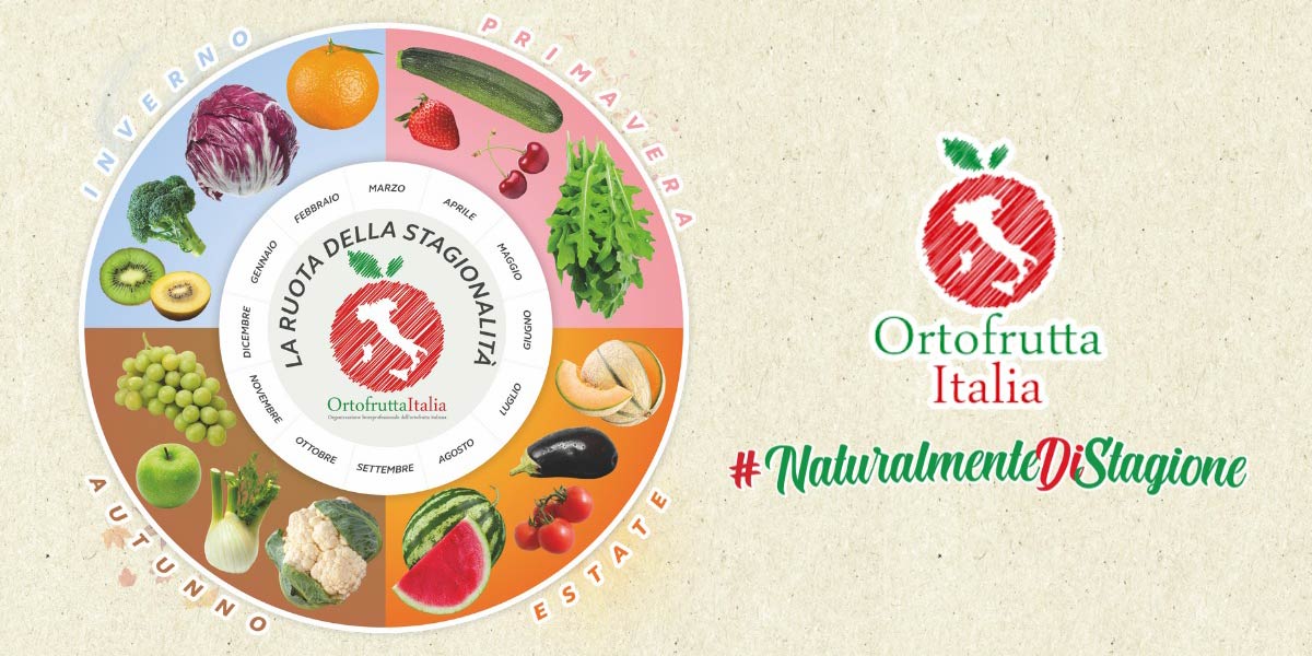 Ortofrutta Italia lancia la nuova campagna "Naturalmente di Stagione"